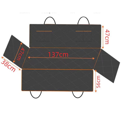 Dog car seat cover and back seat hammock, view 5