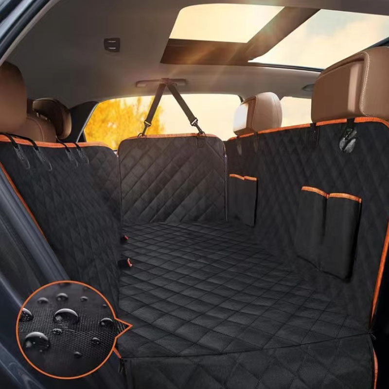 Dog car seat cover and back seat hammock, view 7